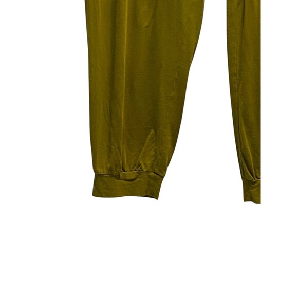 Any Body High Waisted Joggers Olive Green Size XL Minimalist Neutral Coastal - Picture 7 of 12